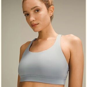 lululemon athletica Light Blue High-Support Sports Bra